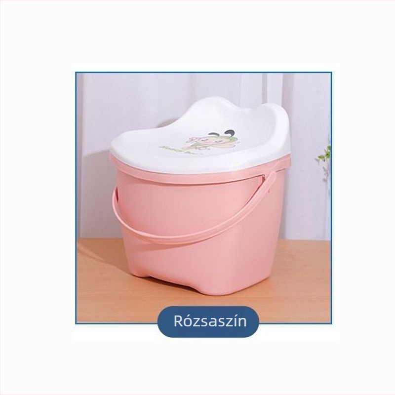 Játékok rendező tárolószék gyerekeknek - rózsaszín