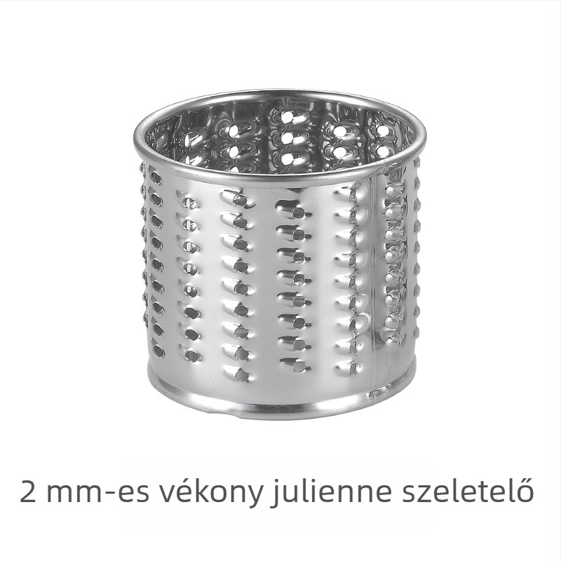 Többfunkciós konyhai reszelő és zöldségaprító, kézi görgős reszelő burgonya és zöldségekhez