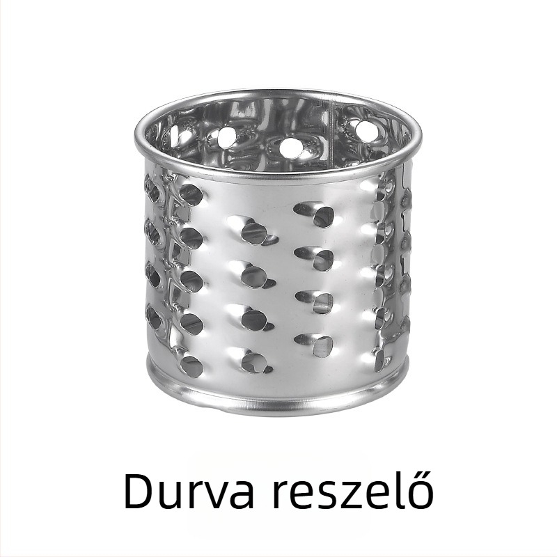 Többfunkciós konyhai reszelő és zöldségaprító, kézi görgős reszelő burgonya és zöldségekhez