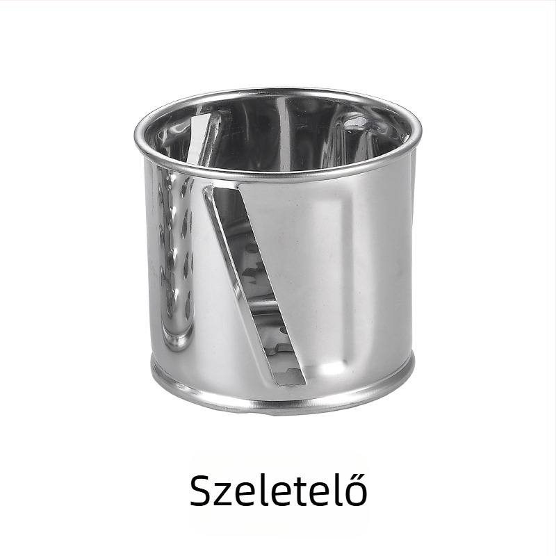 Többfunkciós konyhai reszelő és zöldségaprító, kézi görgős reszelő burgonya és zöldségekhez
