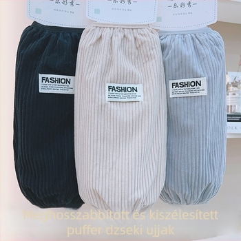 Corduroy ujjvédők hosszú pehelydzsekikhez, irodai védelem