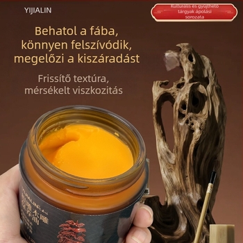 Gyökérfaragások karbantartó olaja, mahagoni ápolása, polírozás és viasolás fafaragásokhoz, jade polírozó olaj.