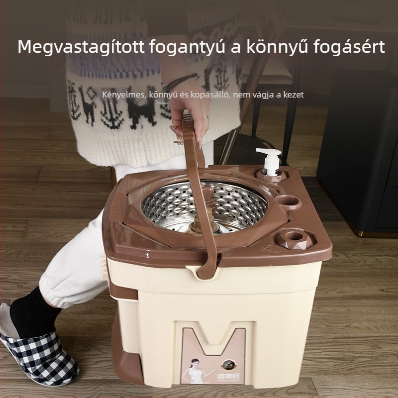 Dimewang Új Forgó Mop Szekrény Típusú Víztartállyal, Kézi Mosás Nélkül, Integrált Mop Kosár
