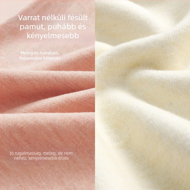 Női gyapjú-selyem termikus leggings fleece bélés, capri hossz, varrás nélküli, őszi-téli