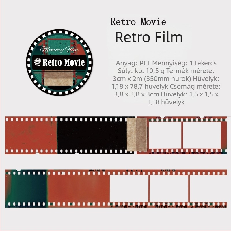 Ancient Forest Memória Film Sorozat Naplóhoz — Retro Szalag Kollázshoz
