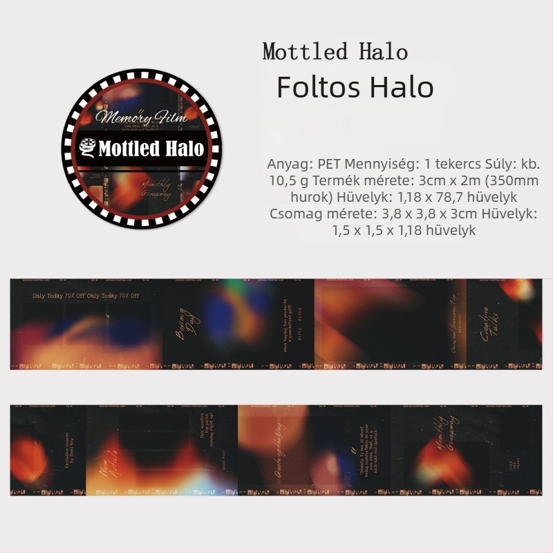 Ancient Forest Memória Film Sorozat Naplóhoz — Retro Szalag Kollázshoz
