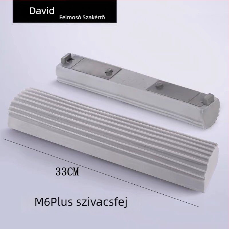 David összecsukható felmosófej – cserefej M6Plus/M13, 33 cm szivacs fej
