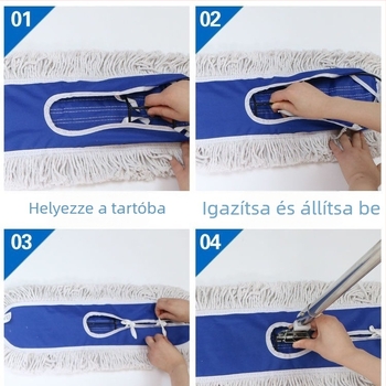 Yumin por tisztító mop fej, cserefej, nedvszívó, nagy méret, több méretben, otthonokra és szállodákba
