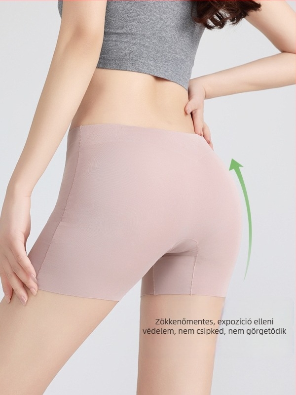 H361 Magas derekú, varrat nélküli biztonsági rövidnadrág, nem szükséges alsónemű, hasformázó és far-emelő, Ice Silk alapréteg, 7A nyár