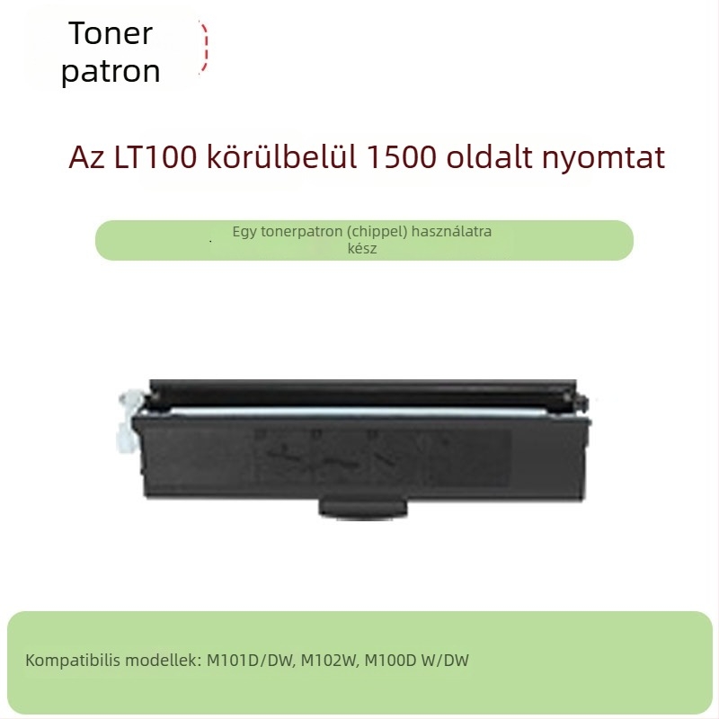 Tonerkazetta kompatibil a Lenovo LT100 nyomtatóhoz, a M101D, M102W és M100DW modellekhez