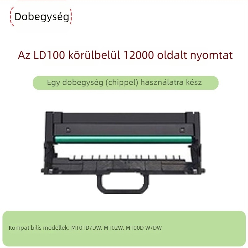 Tonerkazetta kompatibil a Lenovo LT100 nyomtatóhoz, a M101D, M102W és M100DW modellekhez