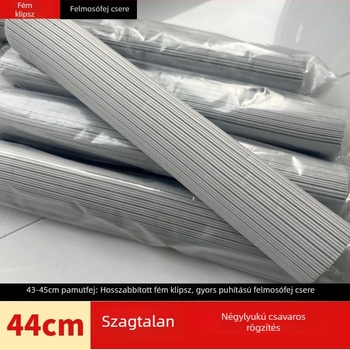 44 cm-es szivacsos felmosófej, túlméretezett PVA szivacs fej, roller-klipszes rögzítés