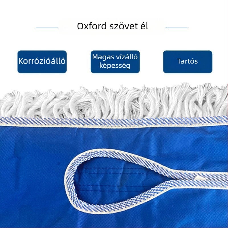 Lapos felmosó pamutszálból, széles fej, nagy méret, kereskedelmi használatra