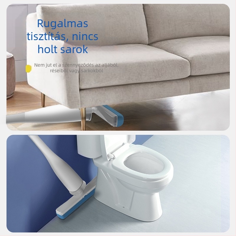 Jieshun Kéz nélküli mop, Q pamut fej, nagy nedvszívó kendő a padlóra, összecsukható műanyag mop