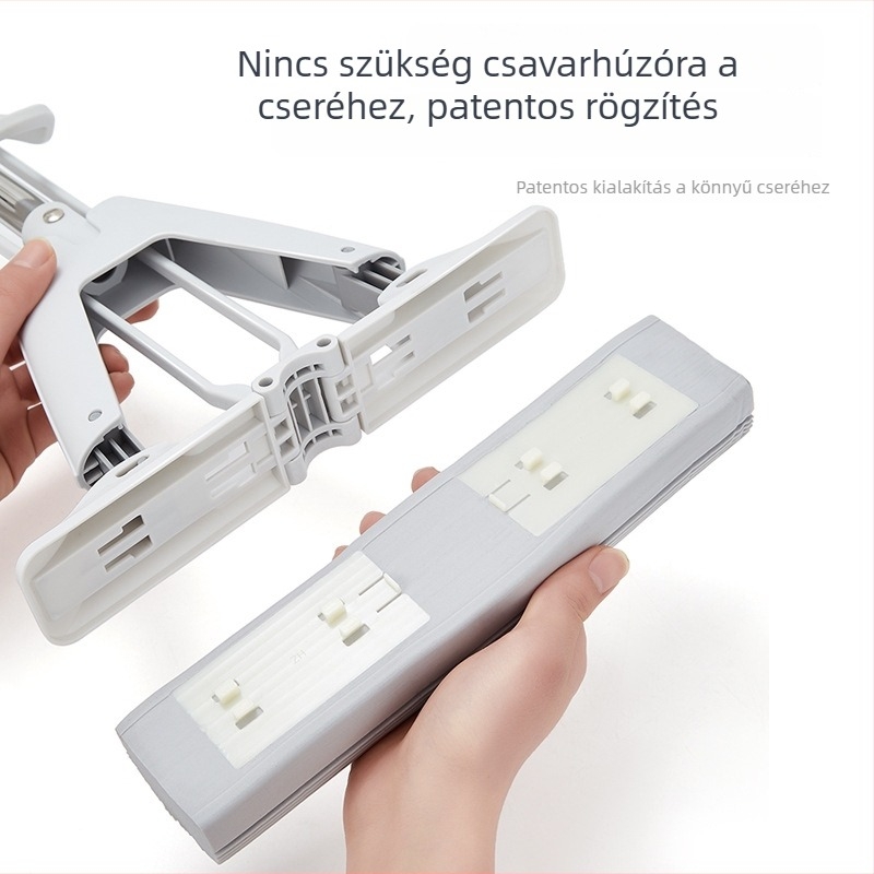 PVA felmosófej, összecsukható, magas sűrűségű nedvszívó szivacs, keskeny verzió, univerzális cserefej