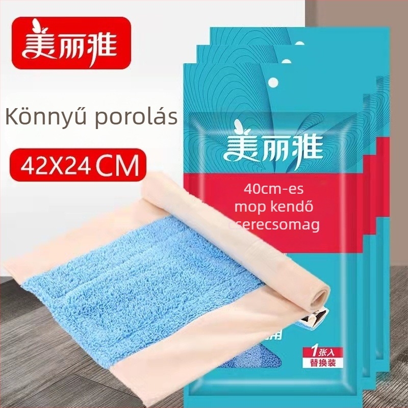 Univerzális mikroszálas törlő kendő lapos mop fejhez, modell 400