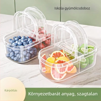 Hordozható ebédes doboz frissességmegőrző funkcióval diákok és irodai dolgozók számára