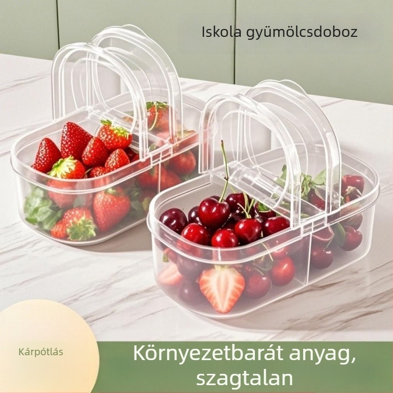 Hordozható ebédes doboz frissességmegőrző funkcióval diákok és irodai dolgozók számára