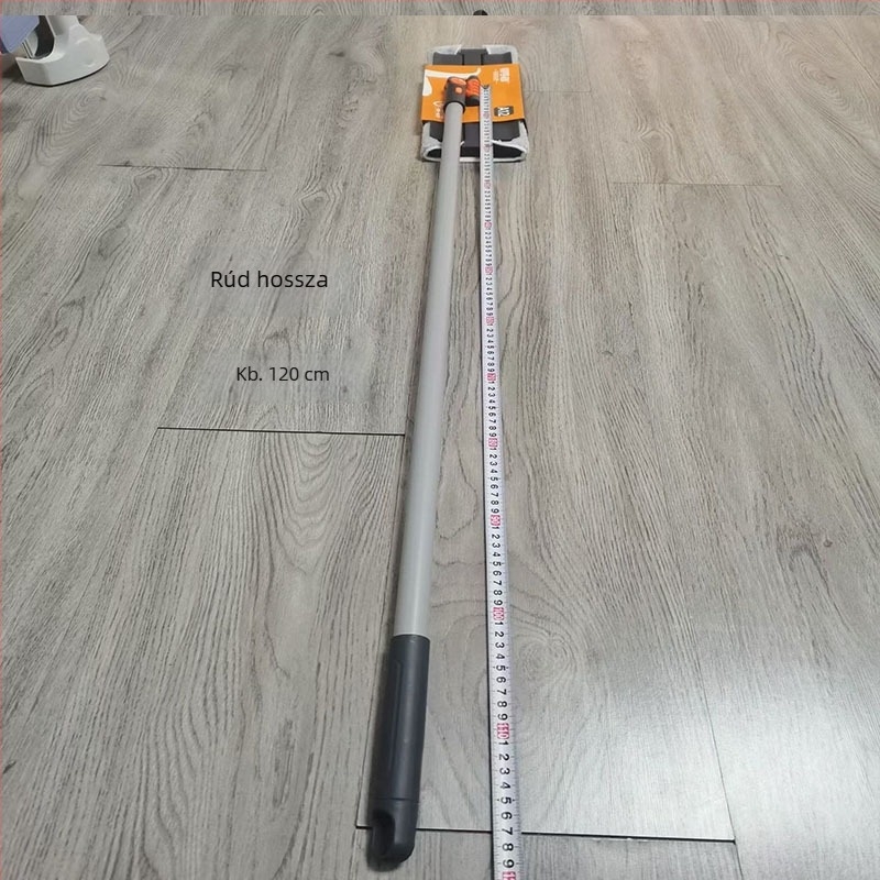 Háztartási könnyű lapos felmosó 180°-os forgó fejjel és klipszes kendővel