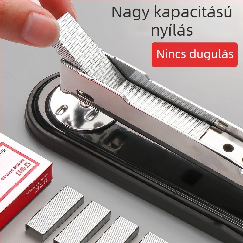 Deli 0314 irodai tűzőgép, nagy kapacitású, vastag oldalak kötéséhez