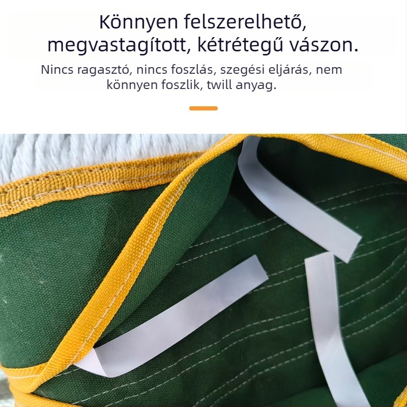 Vászon por-mop pótló kendő, mopfej 40/60/90/100/110 cm, pamut kendő padló mophoz