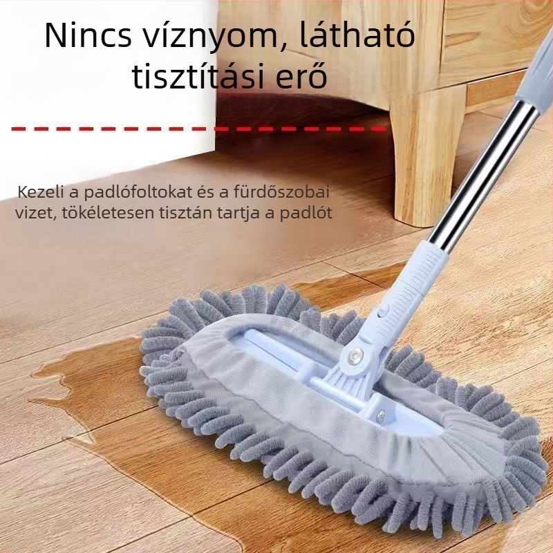 Textilborítású forgó platmop, háztartási használatra, nedves és száraz tisztításhoz