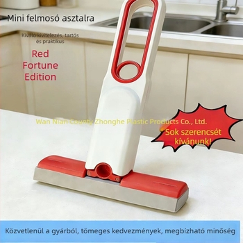 Többfunkciós asztali mini mop szivaccsal, kézmosás nélküli használat, nedvszívó fürdőszobába, WC-re és konyhába