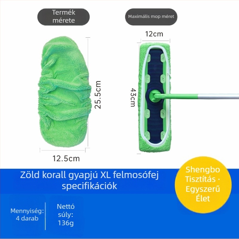 Swiffer Mop csere kendő fedél – nedves és száraz tisztításhoz, forgó mophoz