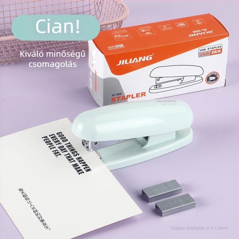 Stílusos mini kapocs 12# irodai használatra, csúszásmentes alap, tanuláshoz való irodai kellékek