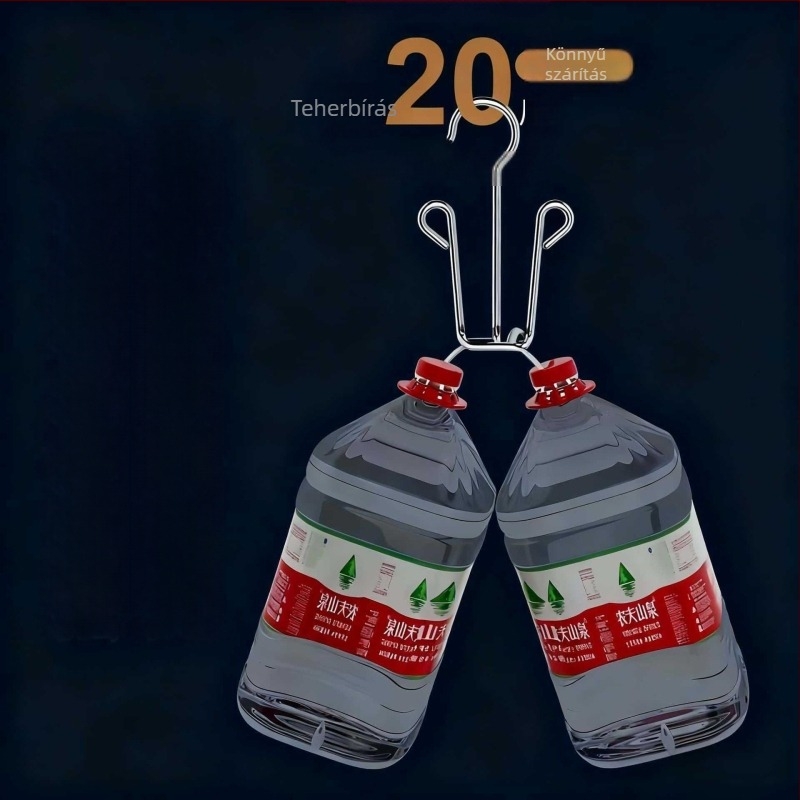 Vastított rozsdamentes acél cipő- és ruhaszárító polc, 304 rozsdamentes acél, fix kivitel