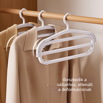 Kihúzható törölköző- és ruhaszárító akasztó balkonra, szélvédett, törölközők, lepedők és nadrágok számára