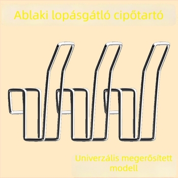Rögzített rozsdamentes acél cipőszárító polc balkonra, egyetlen rúddal, ajtóra szerelhető, modern minimalist dizájn
