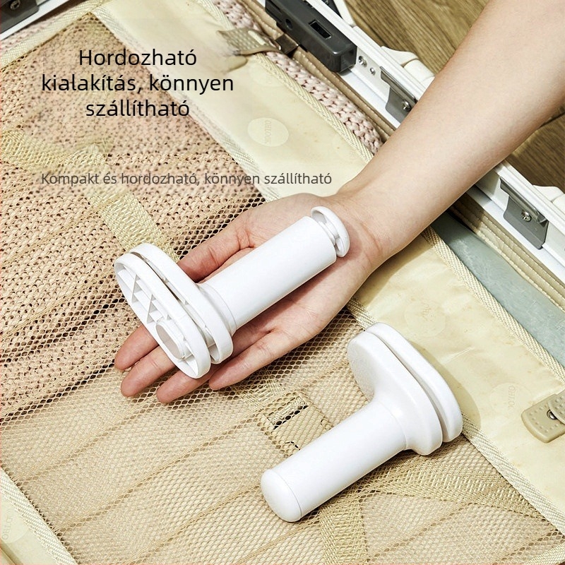 Könnyen hordozható, kinyúló ruhaszárító, több lyukú, fúrás nélkül – utazásokhoz és szállodai erkélyre