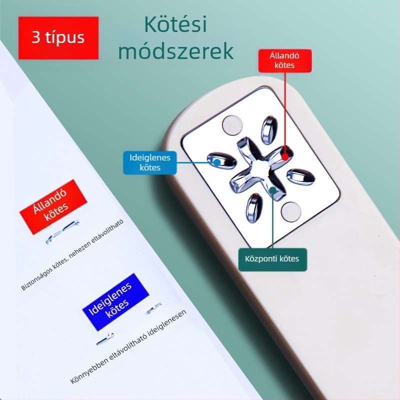 Deli TA304 forgófejű irodai stapler, ergonomikus fej, nagy kapacitás, kompatibilis 24/6-os kapcsokkal
