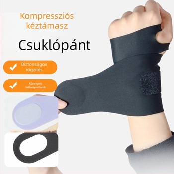 Anxin Felnőtt, lélegző sportcsuklópánt ujjvédő és csuklóvédővel, ideális kosárlabdázáshoz