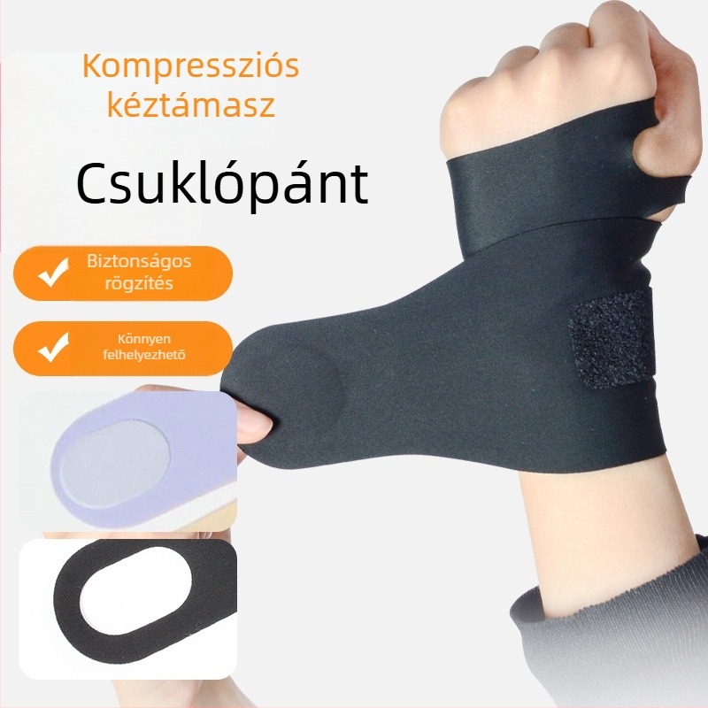Anxin Felnőtt, lélegző sportcsuklópánt ujjvédő és csuklóvédővel, ideális kosárlabdázáshoz
