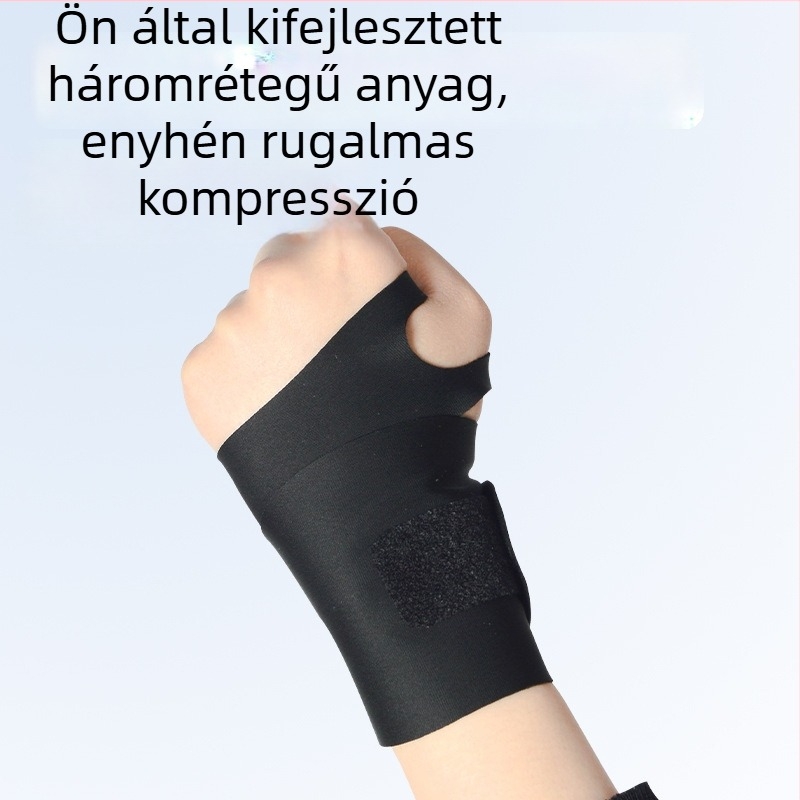 Anxin Felnőtt, lélegző sportcsuklópánt ujjvédő és csuklóvédővel, ideális kosárlabdázáshoz