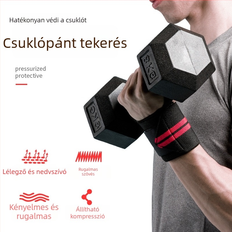 Jindu sportos csuklórögzítő Velcro-ral, kosárlabda és súlyzó edzéshez