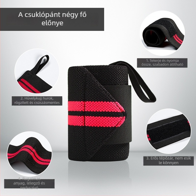Jindu sportos csuklórögzítő Velcro-ral, kosárlabda és súlyzó edzéshez