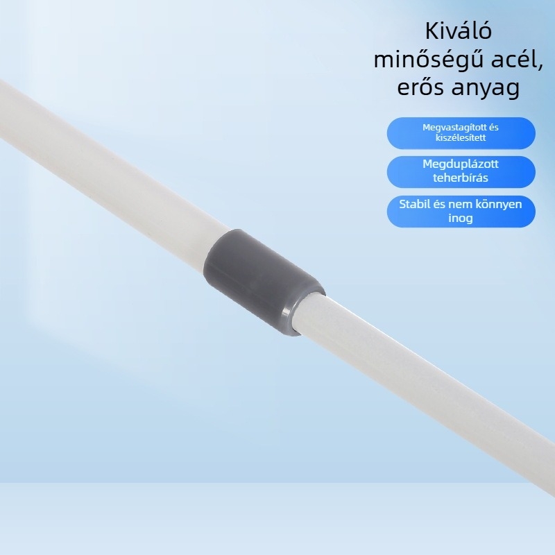 Padló álló összecsukható ruhaszárító állvány, kihúzható és teleszkópos, telepítés nélkül, három szintes