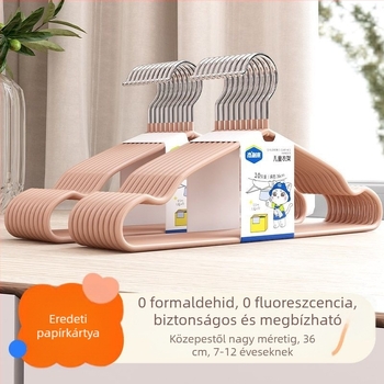 36 cm-es vastag ruhafogas gyerekeknek 7–12 éveseknek – csúszásmentes, konkáv kialakítás a szárításhoz