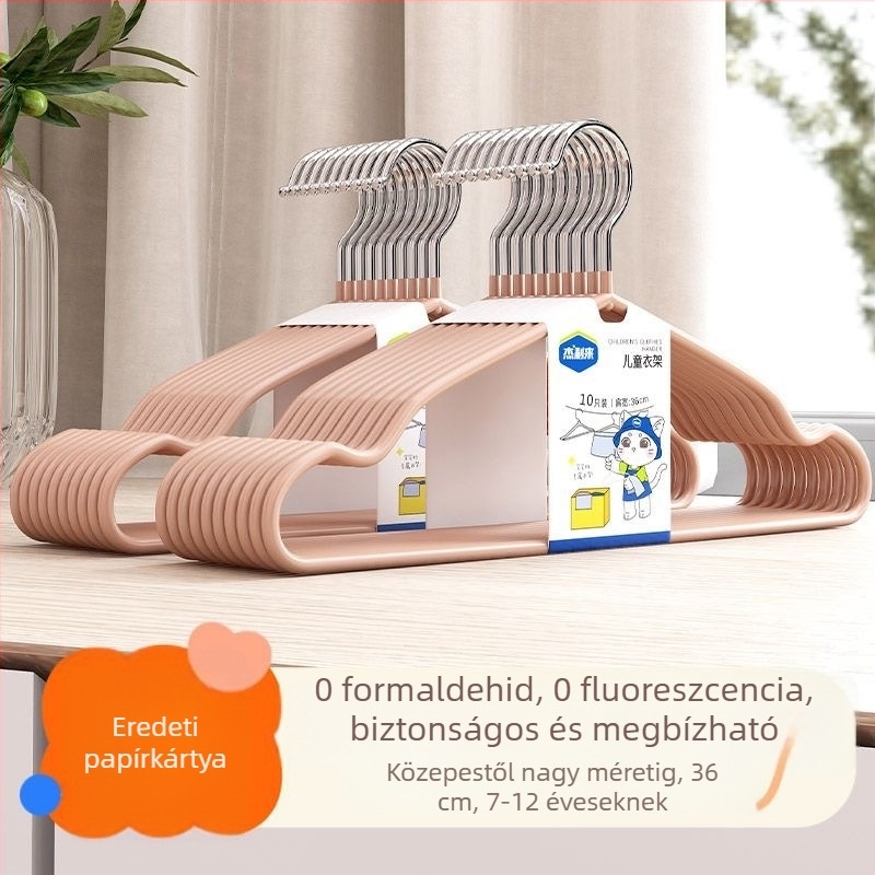 36 cm-es vastag ruhafogas gyerekeknek 7–12 éveseknek – csúszásmentes, konkáv kialakítás a szárításhoz