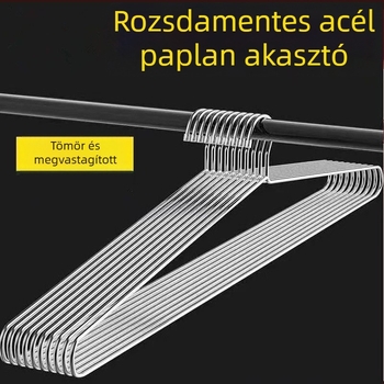 Rozsdamentes acélból készült hosszú ruhaszárító rúd, ágynemű és lepedők szárítására, háztartási használatra, erkélyen, extra nagy méret