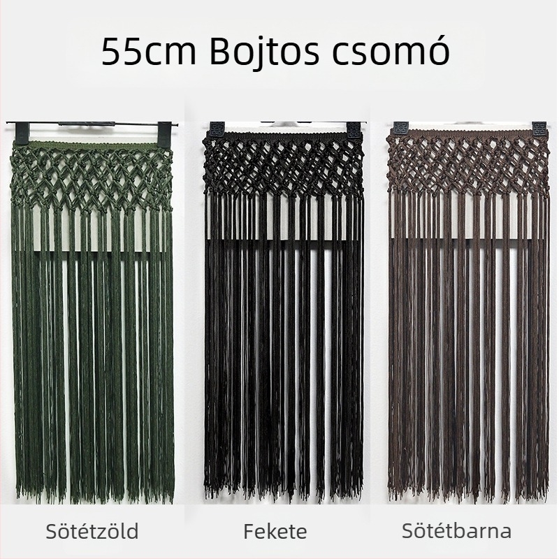 55 cm poliészter kézzel csomózott bojtos csipke tánc ruhához és sálhoz