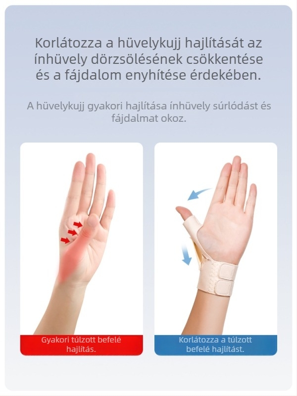 Ultra vékony hüvelykujj-fixátor és csuklóvédő – sporthoz