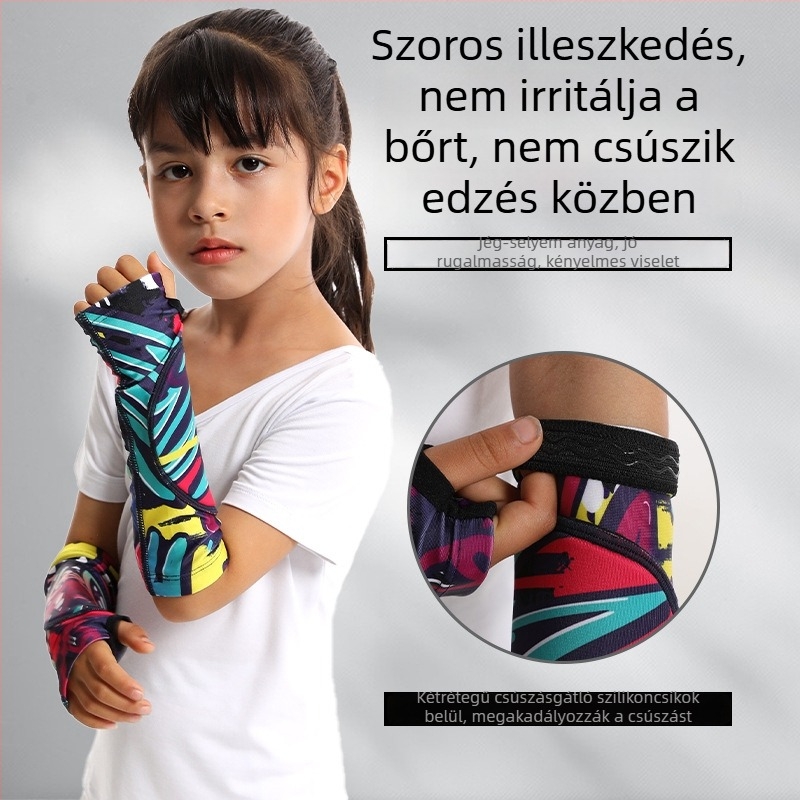 Szellőző könyök- és csuklóvédő röplabdához, asztaliteniszhez és tollaslabdához