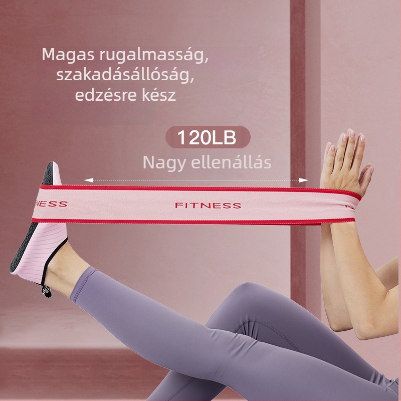 Rugalmas ellenállás-zsinór a farizmok edzéséhez, guggolásokhoz és jóga gyakorlásához