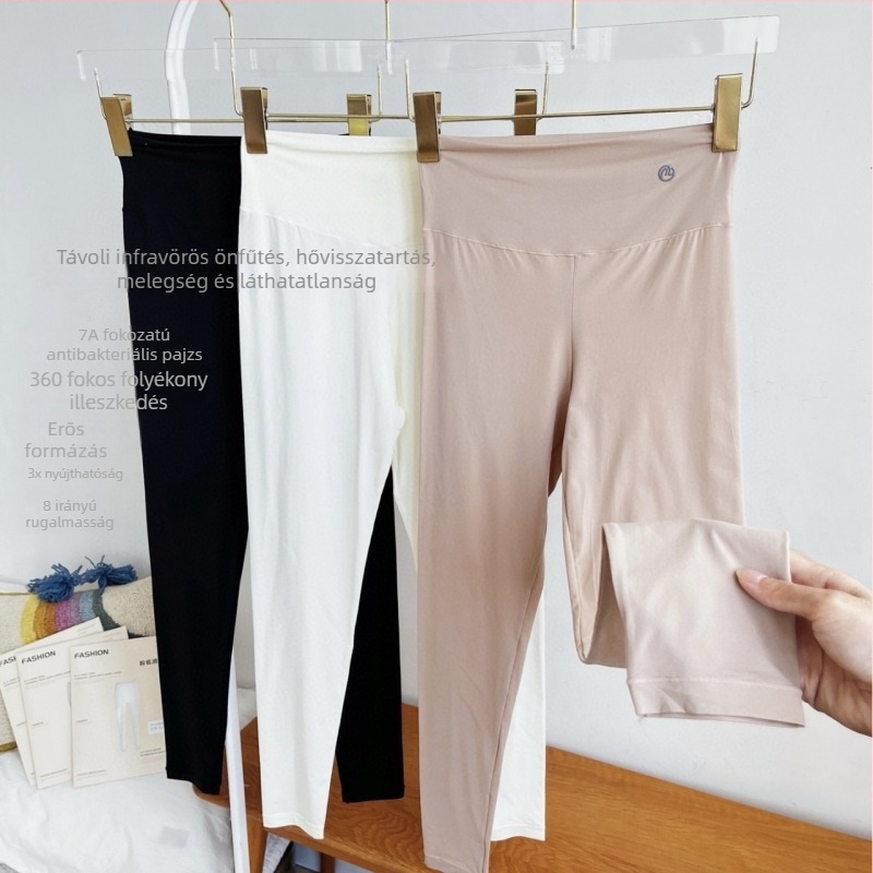 Maple Joy 2591 Női varrat nélküli melegítő leggings, ultra vékony, láthatatlan fűtés, magas elasztikusság, kényelmes melegítés
