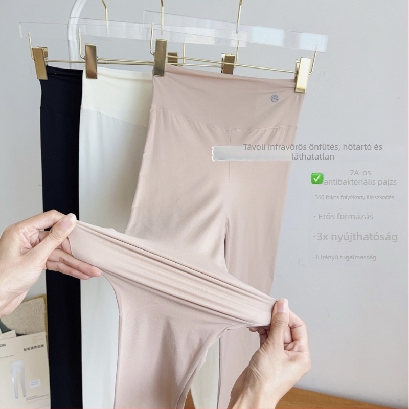 Maple Joy 2591 Női varrat nélküli melegítő leggings, ultra vékony, láthatatlan fűtés, magas elasztikusság, kényelmes melegítés