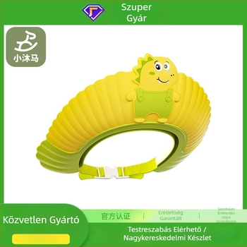 Baba sampon sapka, vízálló fülvédő, állítható fürdő sapka